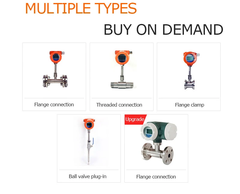 DN100 Field Display Insertion Type Thermal Air, Hot Gas Mass Flow Meter