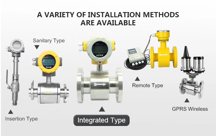 Sanitary Waste Flowmeter Lime Water Flowmeter Water Conservancy Flowmeter