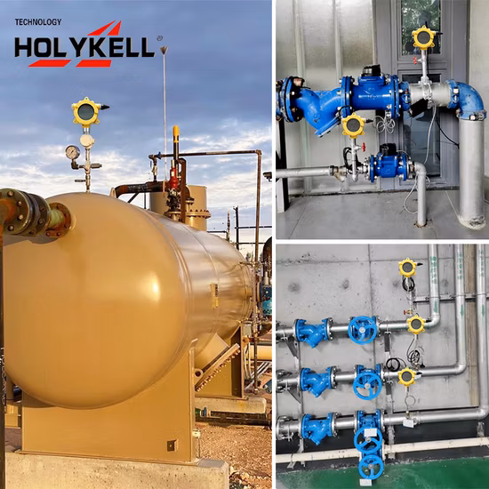 Transmisor de presión de agua inalámbrico GPRS 4G con pantalla LCD a prueba de explosiones Holykell