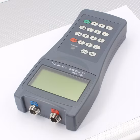 Medidor de flujo ultrasónico digital portátil de mano
