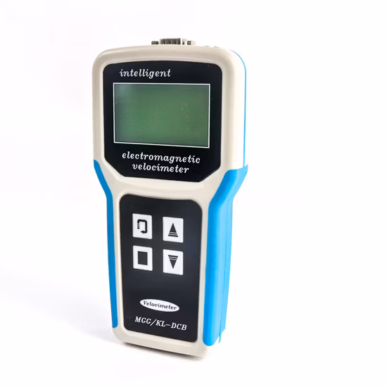 Mostrar nivel velocidad de flujo canal abierto electromagnético corriente de río medidor de flujo de velocidad de agua portátil